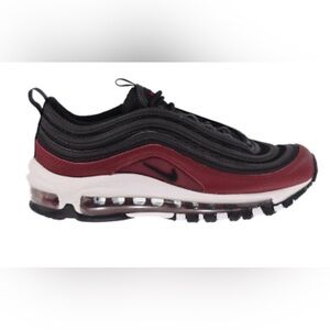 Nike Air Max 97 Black and Burgundy Sneakers